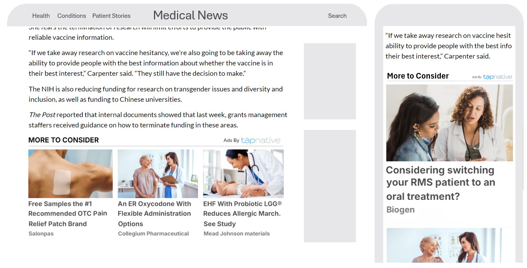 Tap-Native-HCP-Targeted-Ads
