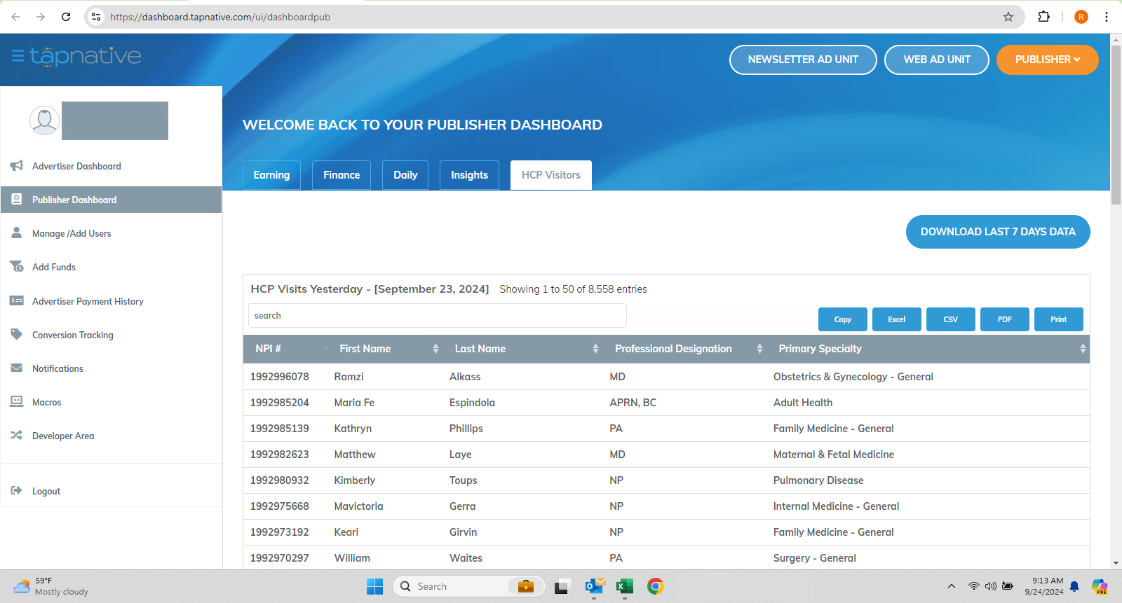 PLD-healthcarepro-reporting